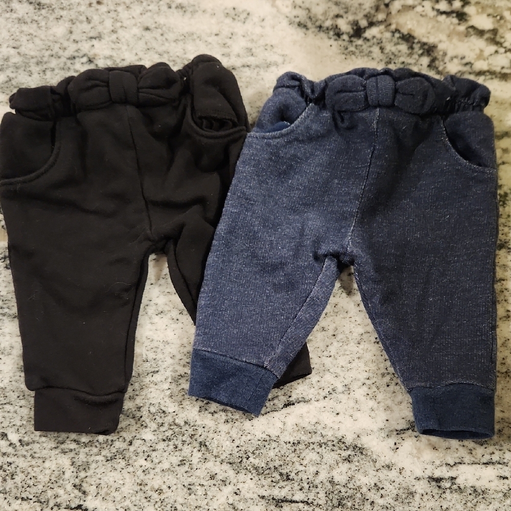 Kids Black and Blue Bottoms